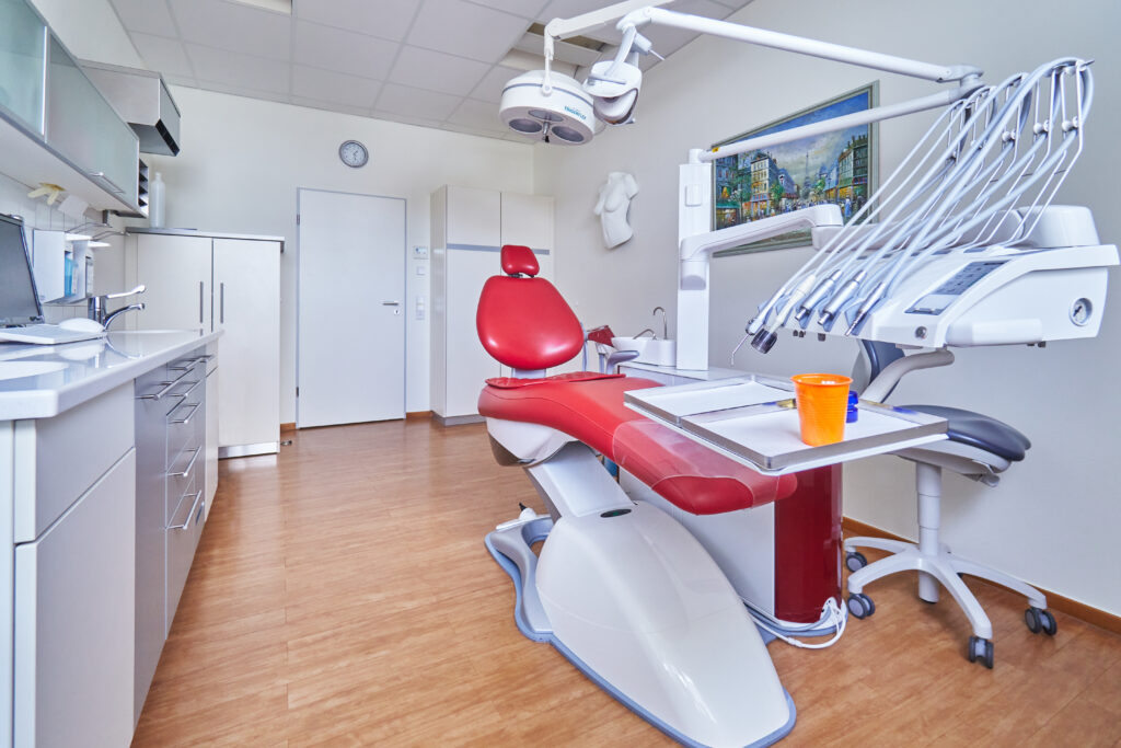 Architekturfotografie, Aufnahme einer Zahnarztpraxis